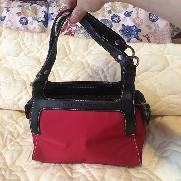 tommy hilfiger small red bag